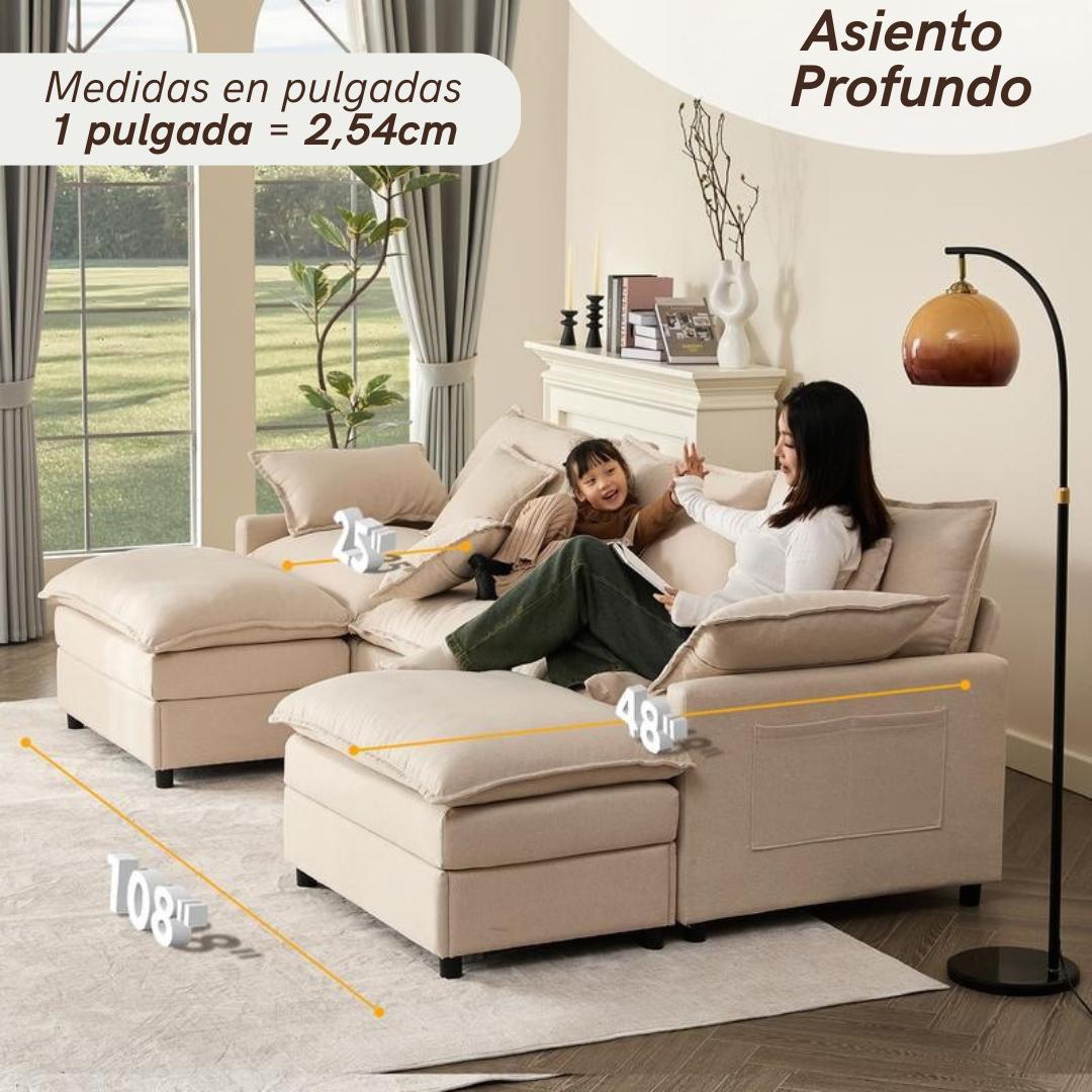 NestForm | Sofa modular (incluye 3 piezas completas)